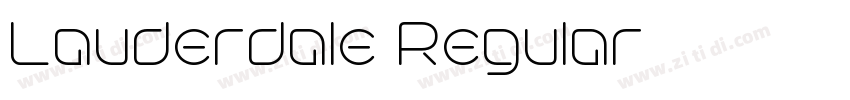 Lauderdale Regular字体转换